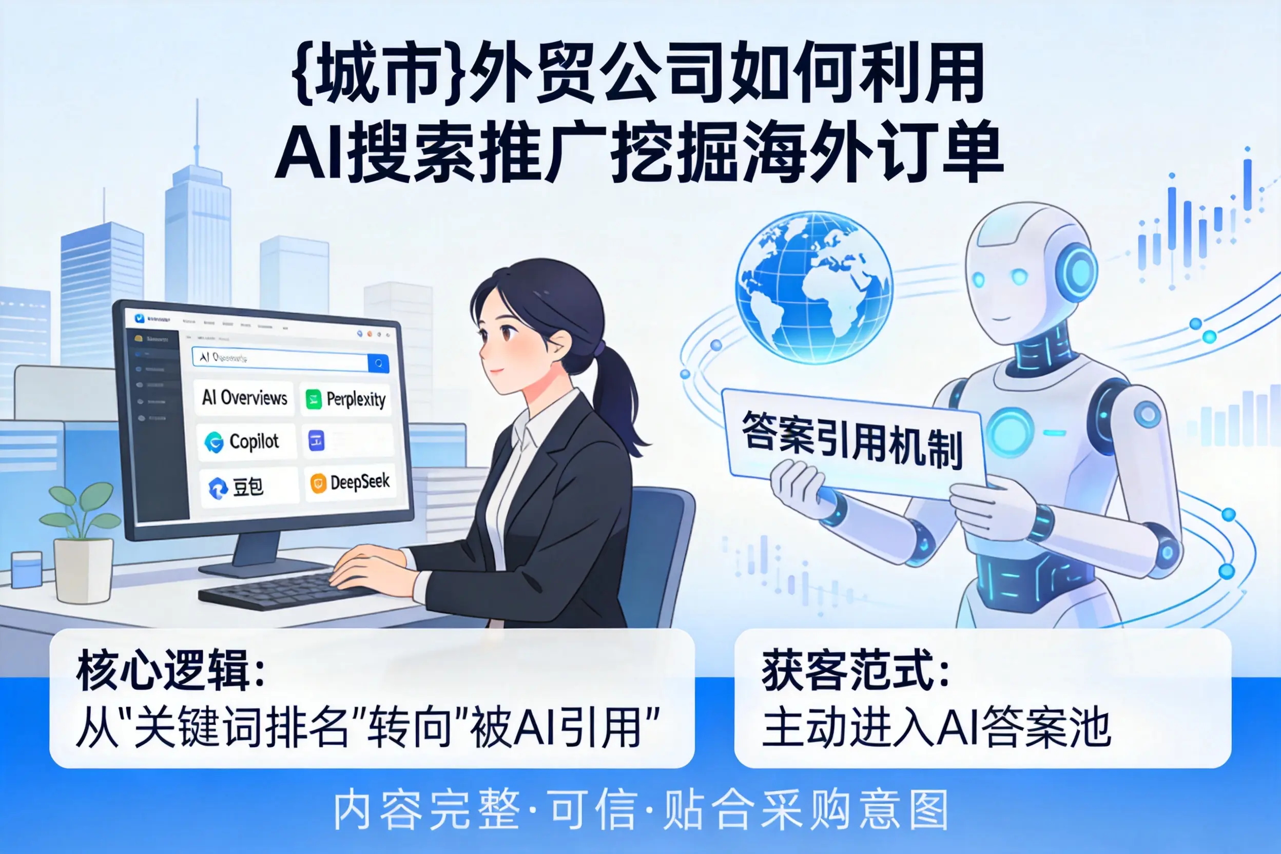 湖南外贸公司如何利用AI搜索推广挖掘海外订单