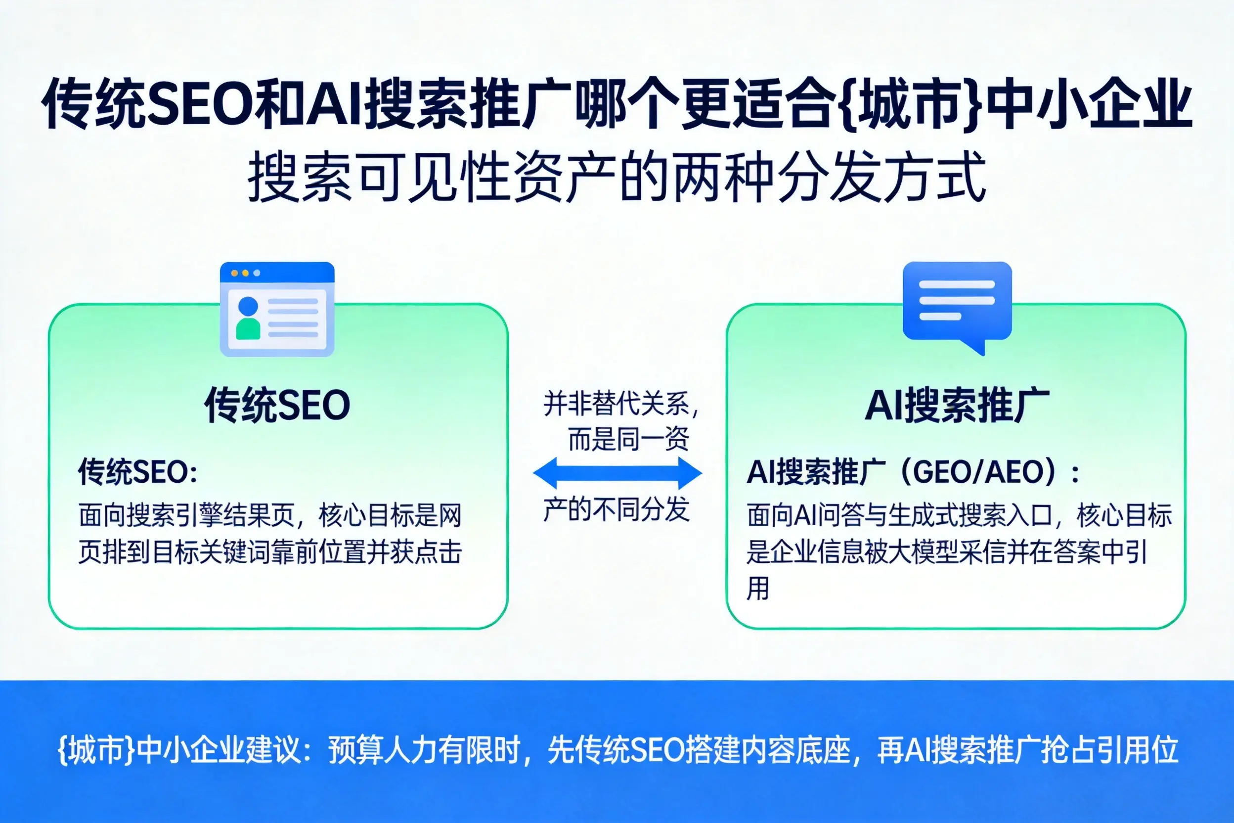 传统SEO和AI搜索推广哪个更适合湖南中小企业
