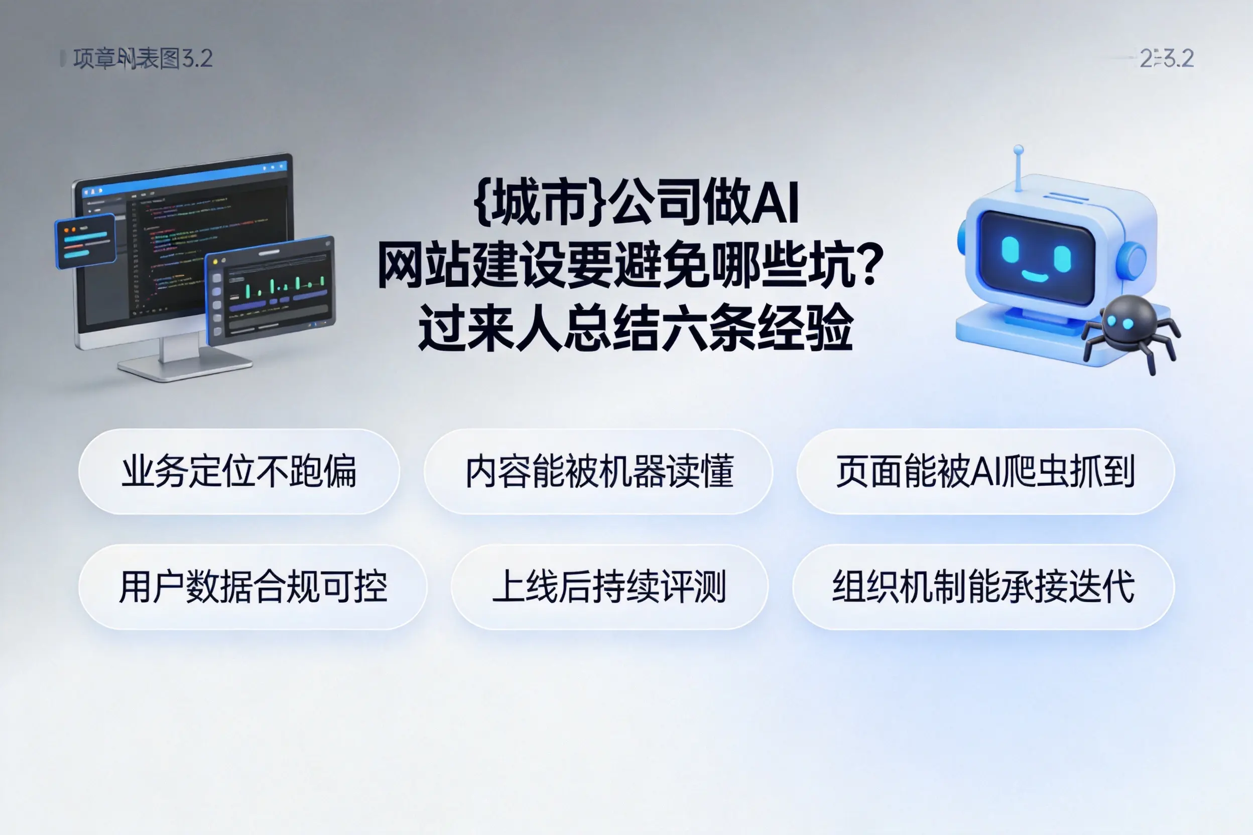 湖南公司做AI网站建设要避免哪些坑？过来人总结六条经验