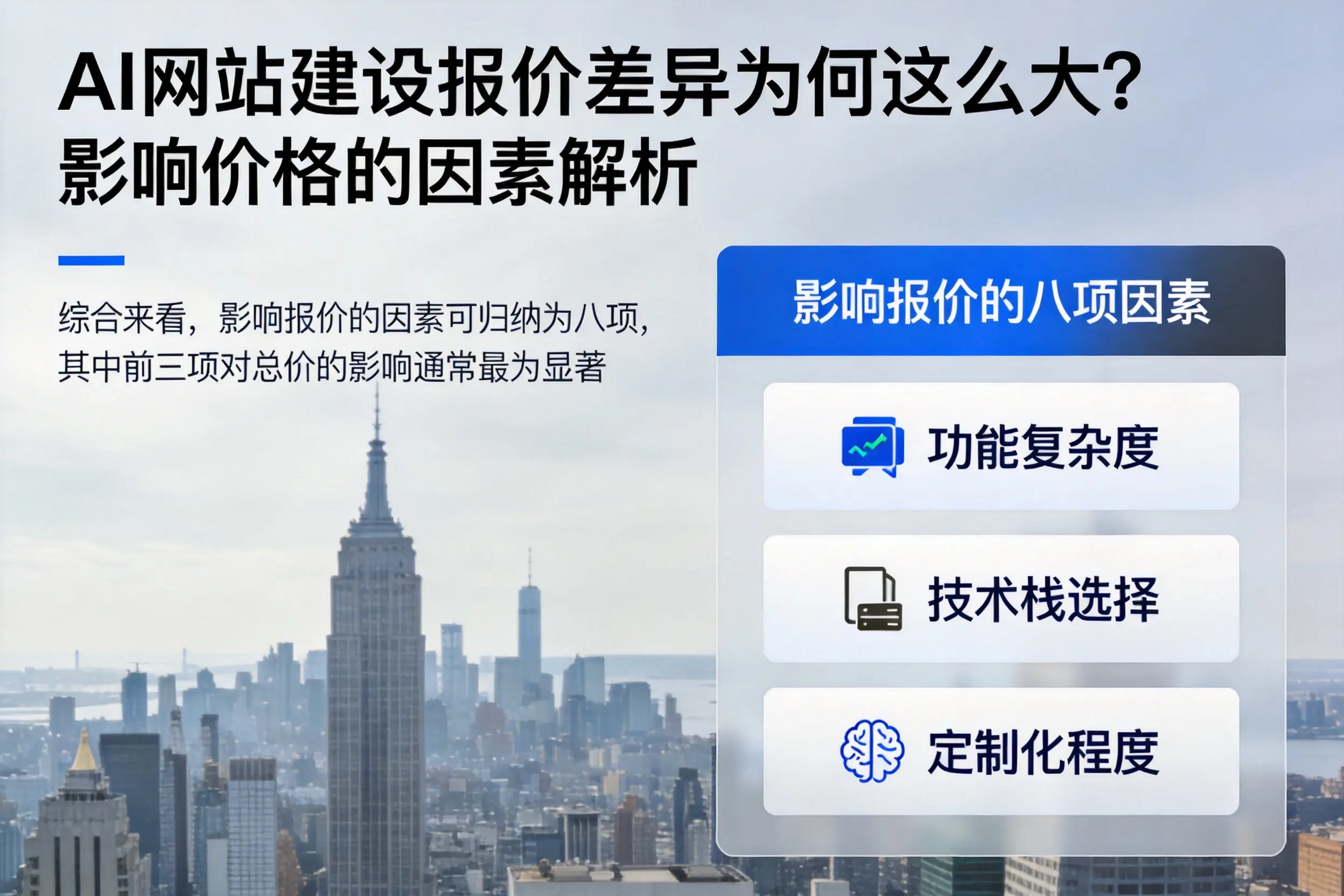 湖南AI网站建设报价差异为何这么大?影响价格的因素解析