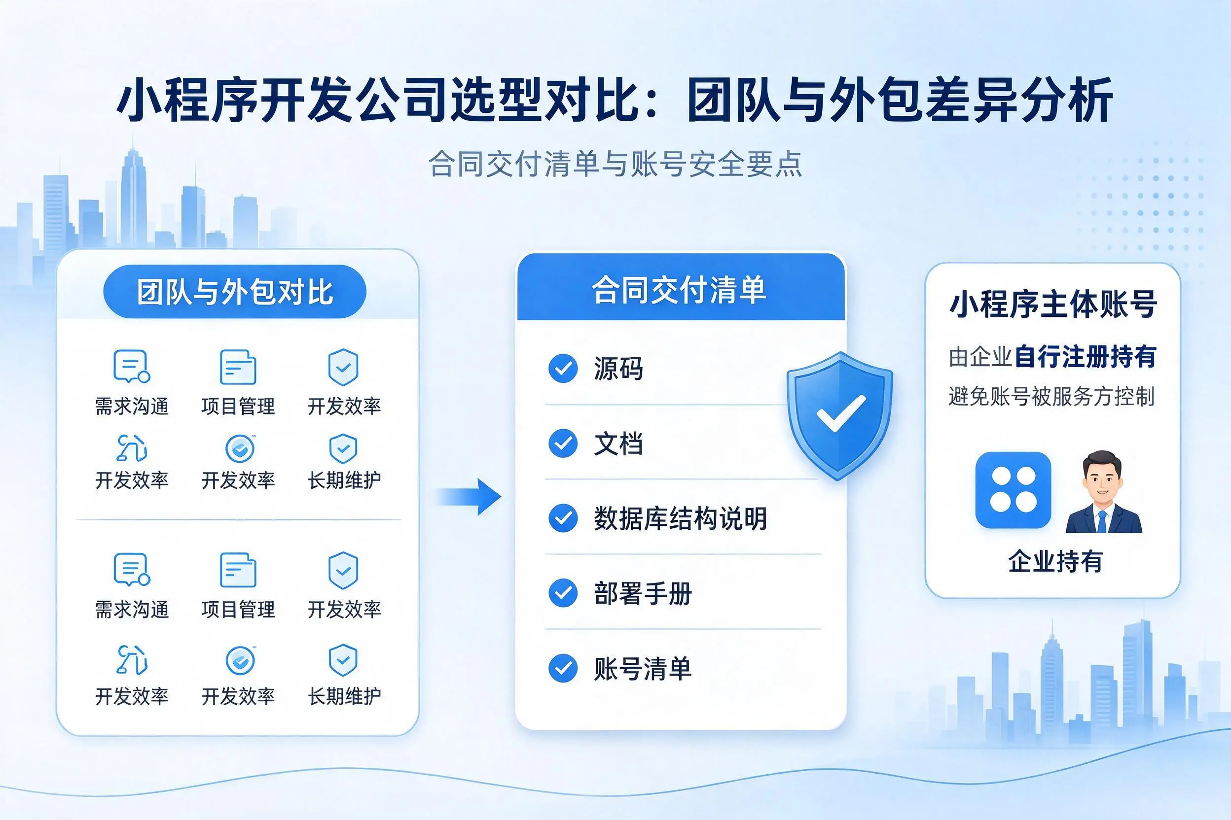湖南小程序开发公司选型对比:团队与外包差异分析