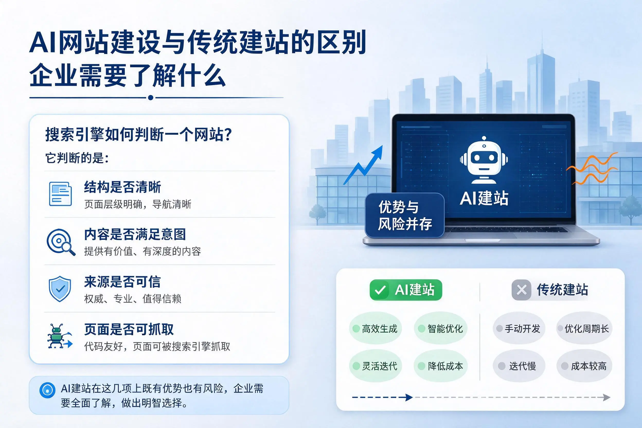 AI网站建设与传统建站的区别,湖南企业需要了解什么