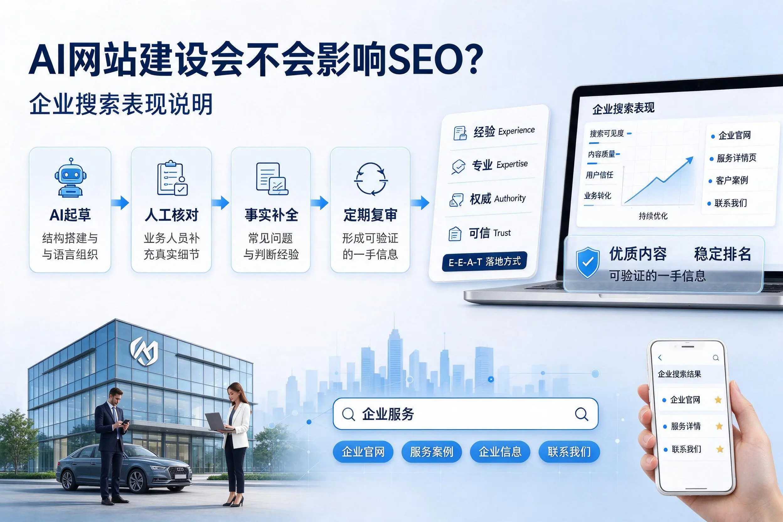 AI网站建设会不会影响SEO?湖南企业搜索表现说明
