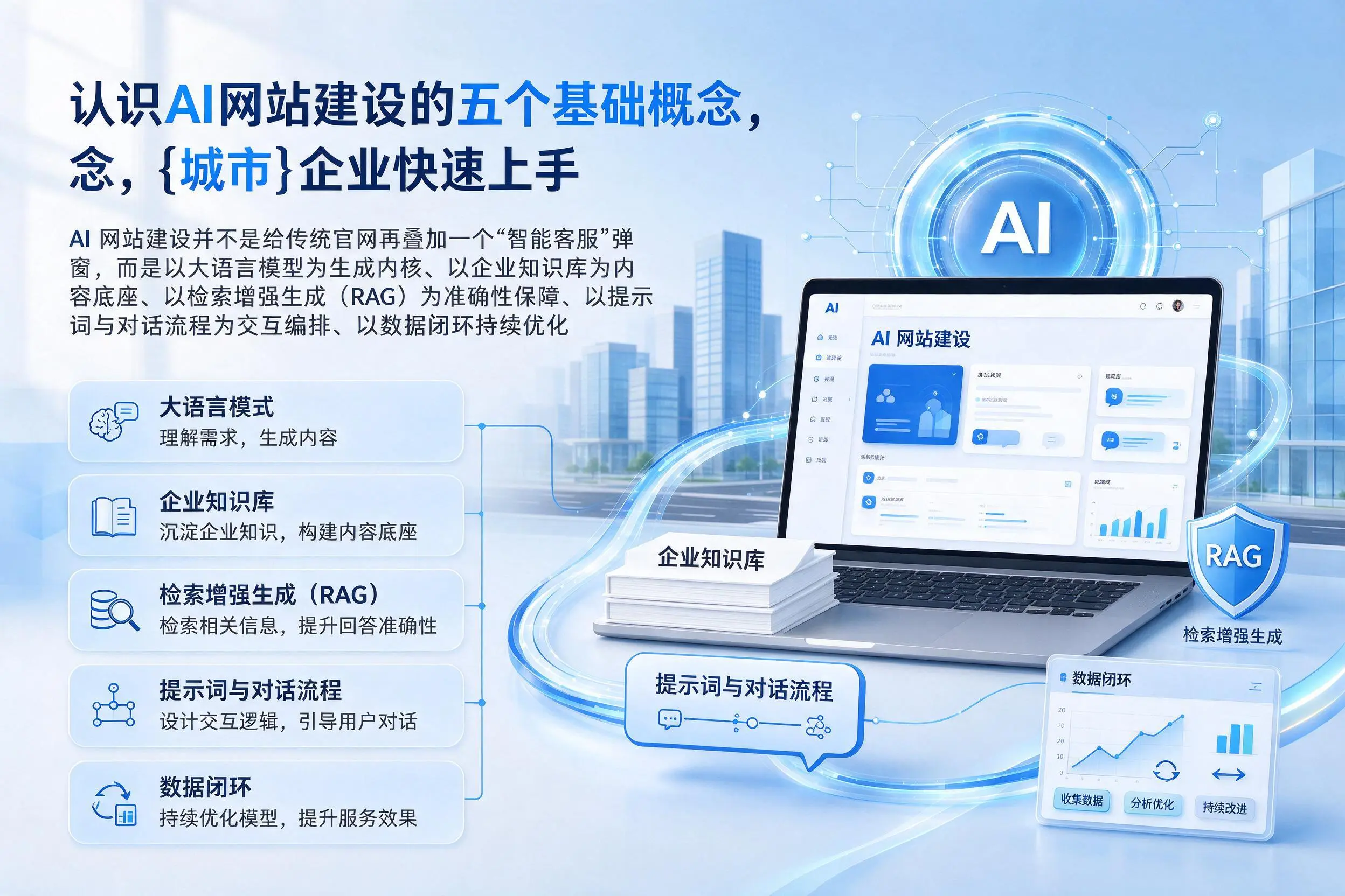 认识AI网站建设的五个基础概念，湖南企业快速上手
