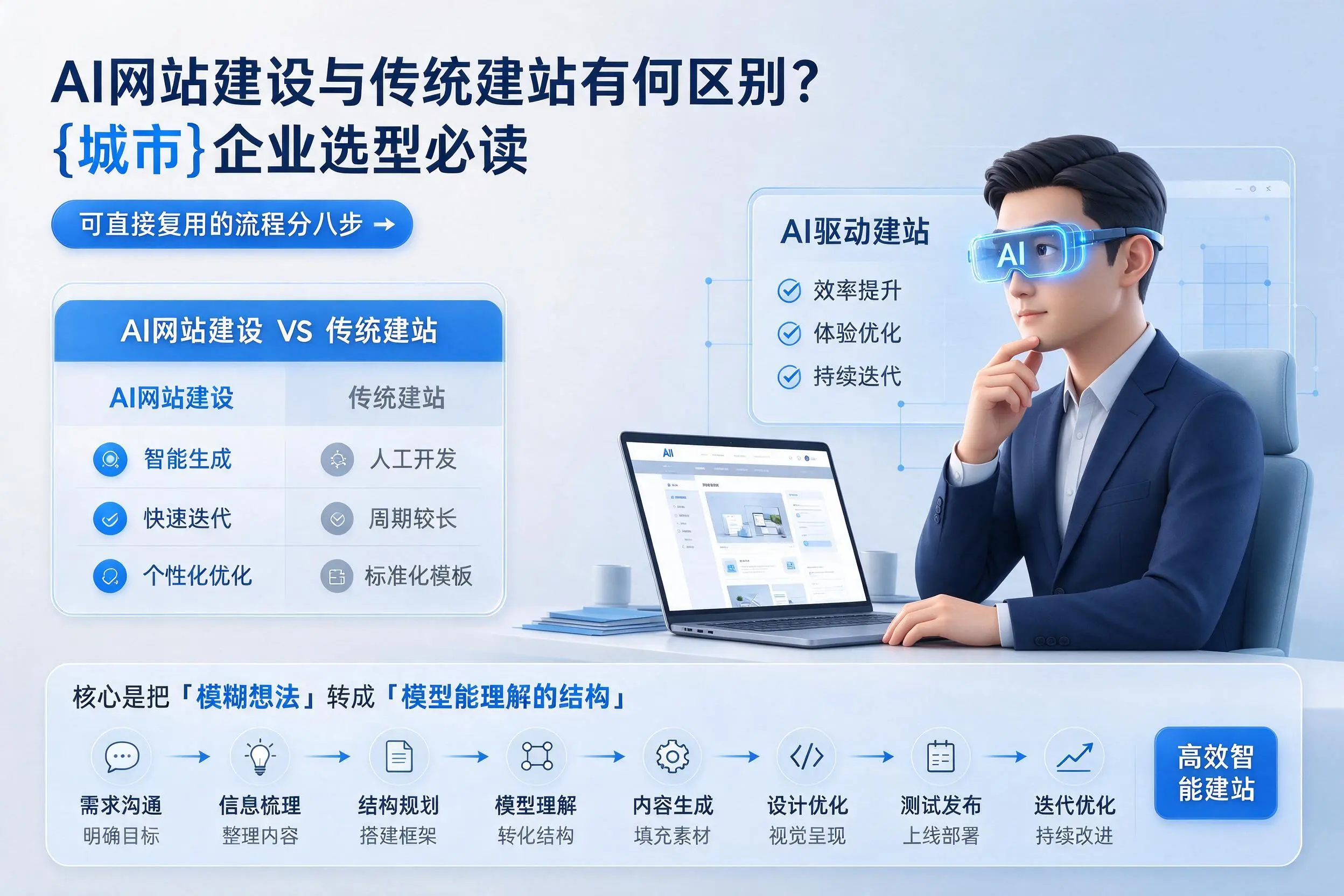 AI网站建设与传统建站有何区别?湖南企业选型必读