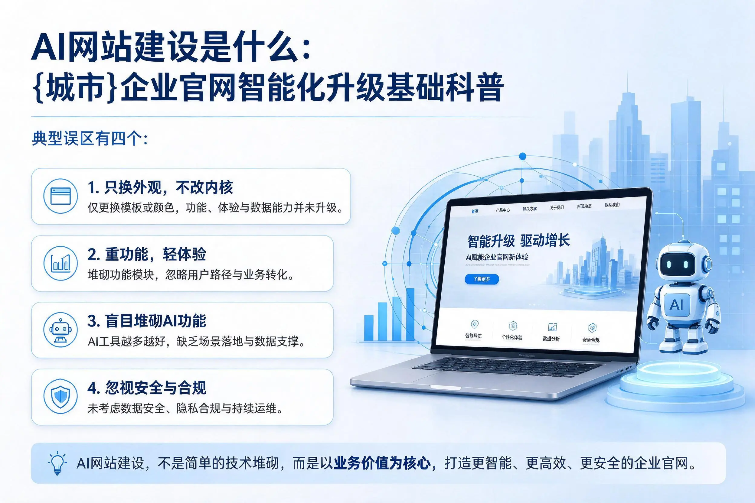 AI网站建设是什么：湖南企业官网智能化升级基础科普